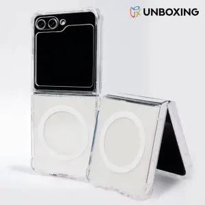 1  +  1 UBX 맥세이프 갤럭시 Z 플립 6 5 클리어 투명 실리콘