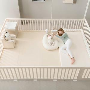 [꿈비][홈 카메라 증정]꿈비252x200양면이중코팅 자이언트 베이비룸세트 (양면매트+가드 14p)