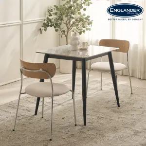 메사 바우 통세라믹 2인용 식탁세트(의자2)