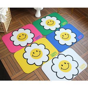 규조토 스마일 발매트 욕실발 매트 화장실 현관 욕조 인테리어 러그