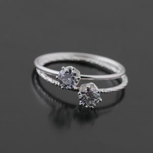 순은 모이사나이트 3부 다이아 탄생석 큐빅 왕관실반지 민자 컷팅 GRA 보증서 제공