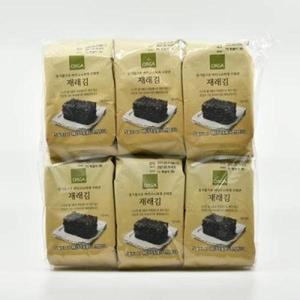 풀무원 ORGA 들기름으로 바삭구운 재래김 36봉 홈파티 소스 간식 탕비실 자취 5g