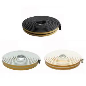 현관문고무패킹 우풍 방문 방풍 소음 외풍차단 창문 바람 문틈막이 틈새막이 방음재 D형 9X6