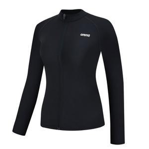 [아레나](센텀시티점)뉴웨이브 레귤러핏 집업 래쉬가드 A4BL1QR44BLK