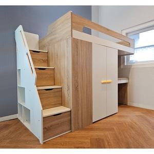 [스스디]네오 독서실 책상 수납 벙커침대 슈퍼싱글 옷장 계단 원룸