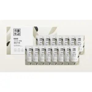 곡물도감 국산 두유팩 실속팩 무가당 서리태 콩물두유 180ML 15개