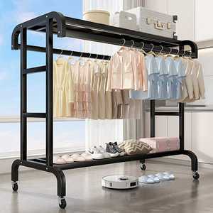 이동식 옷걸이 건조대 간편 옷방 옷장 건조랙 코트걸이 수납장 선반 겸용