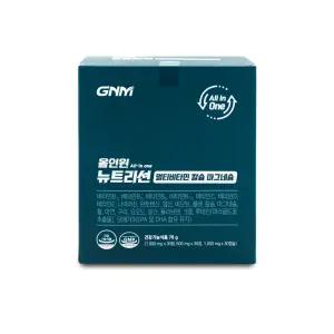 GNM자연의품격 올인원 뉴트리션 멀티비타민 칼슘 마그네슘 2600mg x 30개입 X 1박스 I