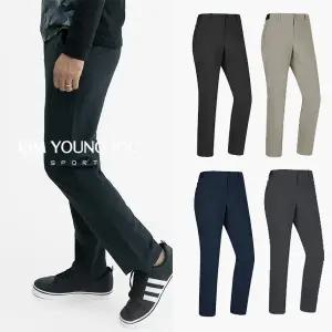 김영주스포츠 남성 밴딩 스판바지 봄 가을 골프팬츠 일자핏 골프웨어 KRMP50