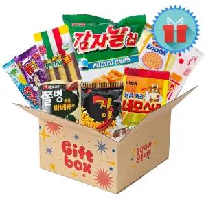 기프트박스 간식세트 (옛날과자/불량식품) 2호 종합 꾸러미 단체 선물 어린이날 학교 학원
