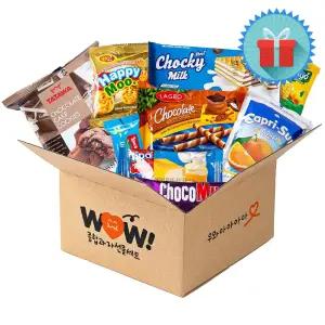 와우박스 간식세트 (스낵/옛날과자/음료) 1호 종합꾸러미 단체선물 어린이날 학교 학원 행사
