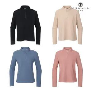 [빅사이즈입고] 데니스골프 여성 하프넥 마이크로 플리스 티셔츠_FAPWLTS065