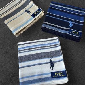 폴로 손수건 스카프 자수 면 답례품 선물포장 일본 손수건
