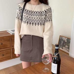 [옷자락]여자 겨울 기모재질 따뜻한 포멀 짧은 치마바지