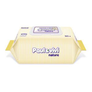 폴앤비비 네이처 엠보싱 물티슈 캡형 80매 20팩