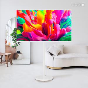 [으뜸효율]무빙큐빅스 43인치 FHD 화이트에디션 삼탠바이미 X1 스마트TV 삼텐바이미 중소바이미 스탠바이미