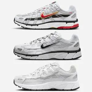 나이키 P-6000 화이트 실버 남성 여성 운동화