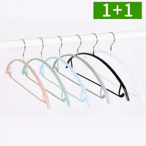 [1개+1개] 어깨뿔방지 라운드 논슬립옷걸이 10+10개세트