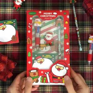 크리스마스 선물세트 산타루돌프 학용품문구세트
