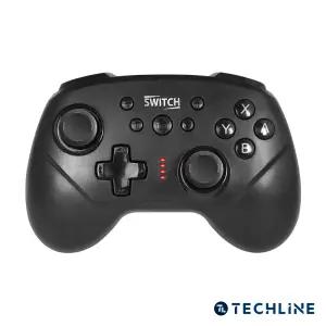 테크라인  스위치2 프로 컨트롤러 오토터보 게임패드 (블랙)