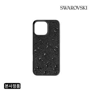 [롯데백화점]스와로브스키 [본사정품] 아이폰 16 Pro Max 블랙 케이스 5698928