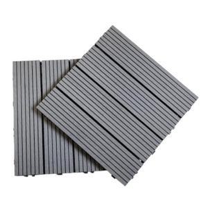 우드st 조립식 베란다 바닥 데크타일 그레이