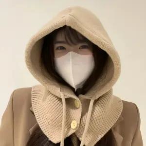 니트 바라클라바 넥워머 후드 끈 겨울 방한 방풍 여성 목토시