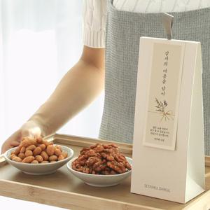 선물담길 호두정과 호두강정 답례품 결혼 조문 돌 130g