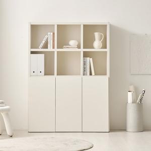 [데코라인][수도권 무료배송] 하치 도어책장 4단 1200