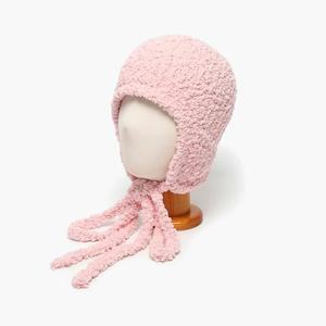 [기타]여자 겨울 뽀글이 바라클라바 리본 스트랩 비니