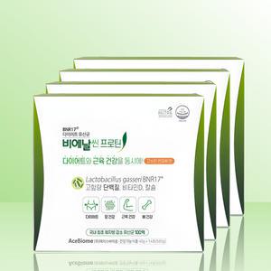 다이어트 유산균 비에날씬 프로틴 40g x 14포 x 4개 / IBY