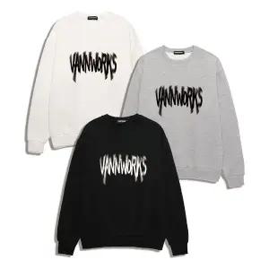 [하프클럽/밴웍스]VAGUE LOGO 오버핏 맨투맨 (VLS0022)