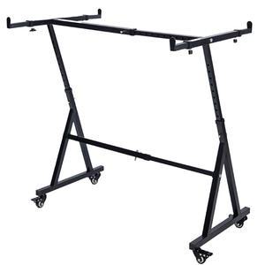 주닉스 ZS-7 z형 키보드 스탠드 이동형 건반 바퀴형 받침대 블랙