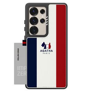 모란카노 갤럭시 S25 울트라 시크릿 포켓 가죽 카드 수납 디자인 아가타 플러스 케이스