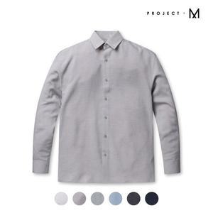 [프로젝트엠] 남성 세미오버핏 폴리 셔츠_EPD3WC1022