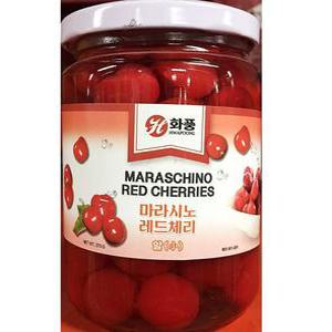 마라시노 화풍 절임체리 게장 적체리 무꼭지 380g 체리통조림 마라시