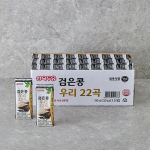 음료 삼육 콩 검은콩 우리 22곡 190mL 24팩 간식