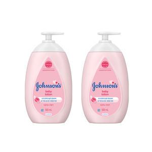 존슨즈 베이비 로션 핑크 500ml X2개