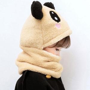 FGC33O 겨울 방한 보온 스타일 키즈 귀마개 일체형 워머 모자