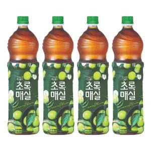 웅진식품 초록매실 1.5L 4개