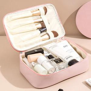 [더봉][5가지컬러] 대형 스퀘어 파우치메이크업파우치