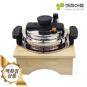 [롯데백화점]키친아트 키친아트 이지 IH 통3중 간편 원터치 초고압 압력솥 5중안전 누룽지 가마솥