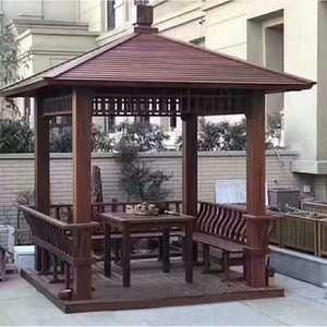 야외정자 가보제 오두막 방부목 옥상 파고라 나무정자