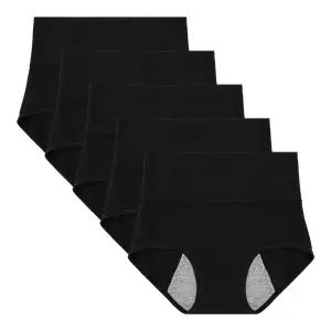 아이엠속옷 복대 위생팬티 5p 순면 여성 샘방지 생리 요실금 방수 빅사이즈