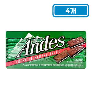 앤디스 크림 데 민트 띤 초콜릿 132g x 4개