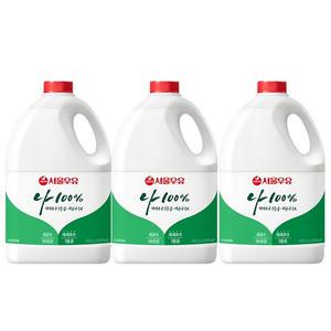 [냉장]서울우유 나100 우유 2300mlx3개