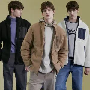 남성리버시블플리스점퍼