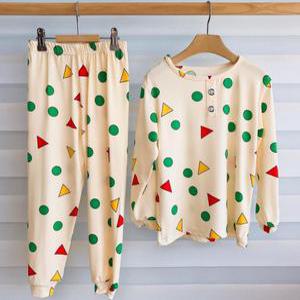 짱구 잠옷 세트 긴팔 초등 아동 키즈 실내복 파자마 단체 선물