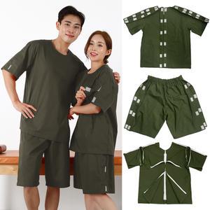 신화가운 지퍼 찍찍이 환자복 정형외과 한의원 트임환자복 검진복 IMS치료 도수치료복 물리치료복