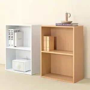 2단 500 공간박스 낮은 책장 사무용 수납 선반장 다용도 원룸 가구 DIY